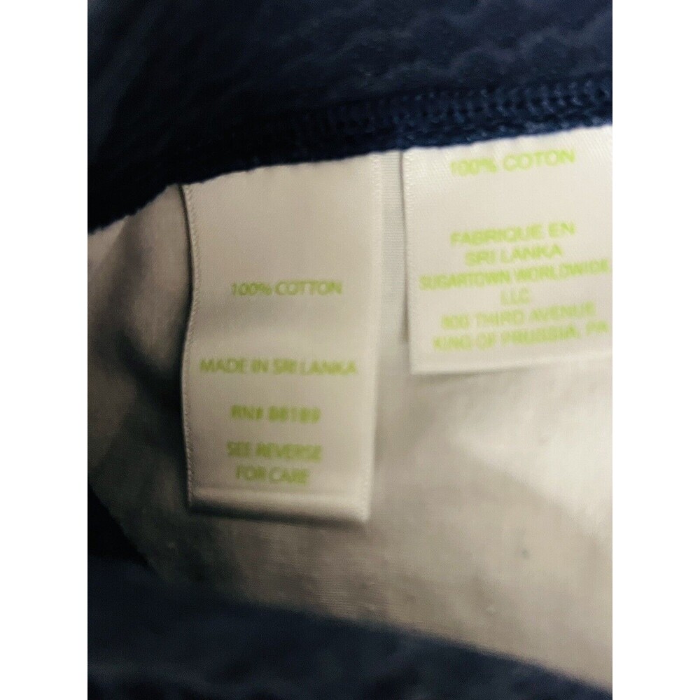 LILLY PULITZER SCALLOPED POCKET SHORTS NAVY BLUE SIZE 0 - Picture 8 of 9